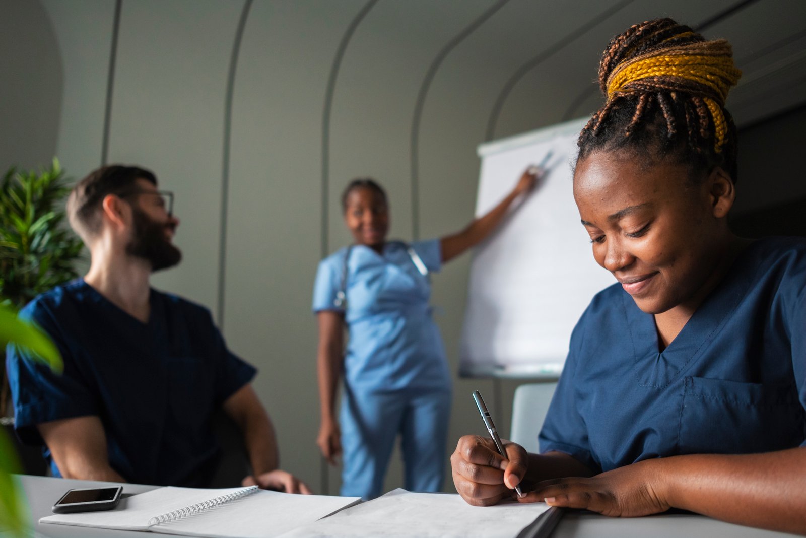 Nursing Students Preparing